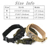 Dog Collar Leash Adjustable Handle Training Nylon Pet Military Collar Small Medium Large Dogs