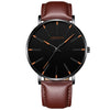 Thin Watches Men's Fashion Ultra : Simple Elegance with Business Stainless Steel Mesh Belt Quartz Watch (Relogio Masculino)