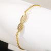 Stylish Vintage Gothic Angel Wings Bracelet for Women - Stainless Steel with Gold Color - BFF Bracelet - Pulsera Mujer Jewelry