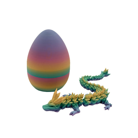 Dragon Egg Surprise Printed 3d Toy Fidget Articulated Wings Articulating Gemstone