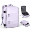 Unisex Travel Companion-Versatile Carry-On Backpack with TSA Approval for Laptops. Ideal for Travel, College, Nursing, or Leisure. Your Stylish Weekender Choice.