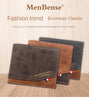 Fresh Arrival-Tri-fold Men's Wallet with Youthful Design, Stitching, Multiple Card Slots, Zippered Coin Pocket, and Passport Cover