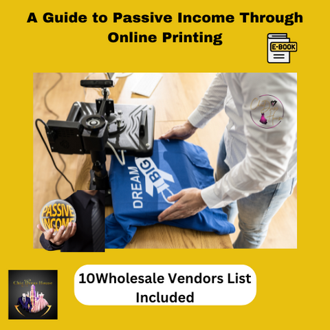 Unlocking Printing Profits - A Guide to Passive Income Through Online Printing