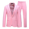 CHIC DRESS HOUSE Elegant Slim Fit Men's Suit Set for Formal Occasions - Blazer and Trousers in White