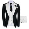 CHIC DRESS HOUSE Slim Fit Blazers Ball and Groom Suits for Men Boutique Fashion Wedding( Jacket + Vest + Pants )
