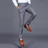 Pants Suit Business Casual Slim Fit Men's Stretch Trousers Trouser Men Dress Button-Slim Regular Formal Office Work Bars