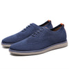 Lightweight Smart Casual Shoes for Men: Breathable Knitted Mesh Design, Ideal for Office Work and Casual Footwear
