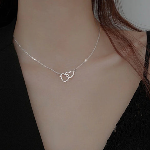 Chic Dress House Heart Neck Chains Grunge Necklaces for Women 