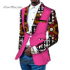 Men Blazer Slim Fit Fancy Blazers Suit Jacket African Men Clothes Blazer Wedding Dress Suit Dashiki Bazin Riche Ankara WYN145